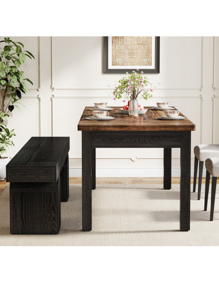 bænk entre garderobe soveværelse moderne design spisebænk træ