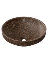 Woodio nedfældet håndvask Ø40 cm i træ - Root