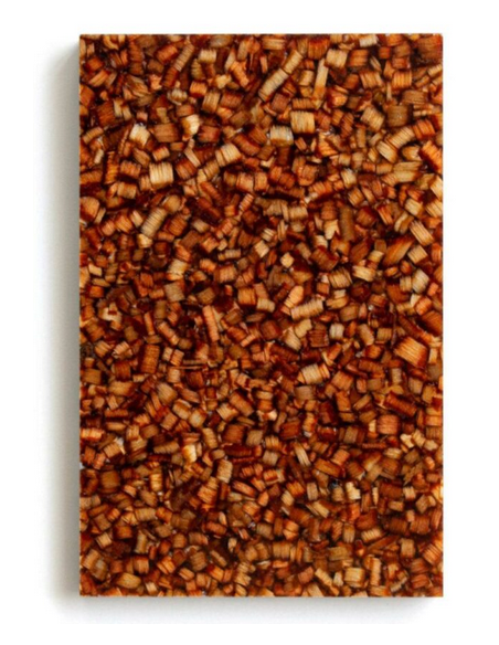 bordmonteret bordplade rund håndvask træ woodio moderne design badeværelse