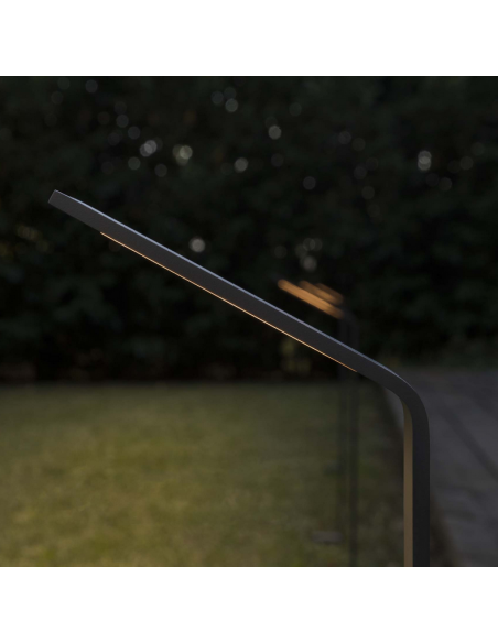 Bedlampe led udendørslamper sort moderne design stående