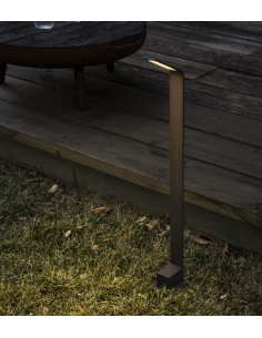 Bedlampe led udendørslamper sort moderne design stående 2