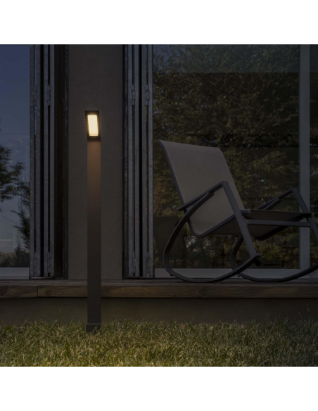Bedlampe led udendørslamper sort moderne design stående