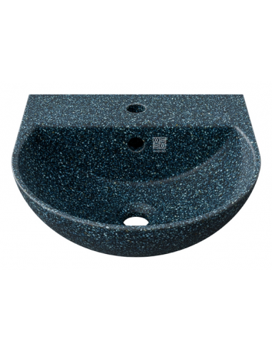 væghængt væg vægmonteret håndvask træ woodio moderne design badeværelse