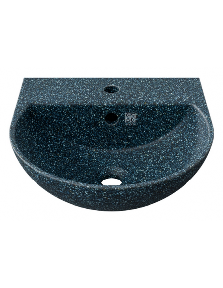 væghængt væg vægmonteret håndvask træ woodio moderne design badeværelse