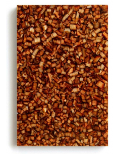 væghængt væg vægmonteret håndvask træ woodio moderne design badeværelse 2