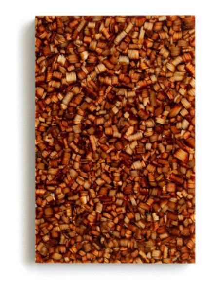 væghængt væg vægmonteret håndvask træ woodio moderne design badeværelse