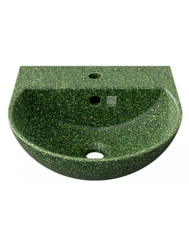 væghængt væg vægmonteret håndvask træ woodio moderne design badeværelse