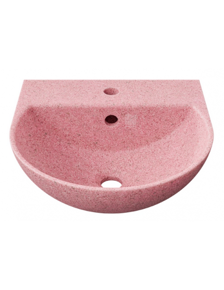 væghængt væg vægmonteret håndvask træ woodio moderne design badeværelse