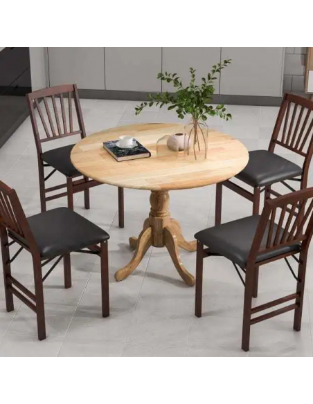 rundt spisebord indretning 100 træ