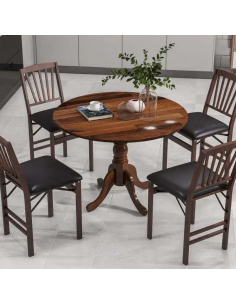 rundt spisebord indretning 100 træ 2