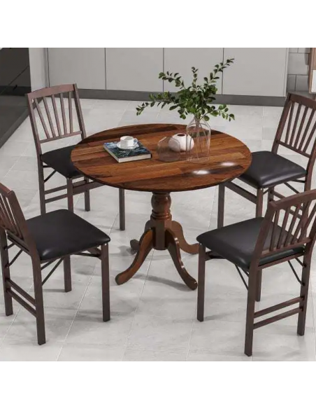 rundt spisebord indretning 100 træ