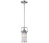 Paulson Badeværelseslampe i stål og glas Ø13,3 cm 1 x G9 LED - Poleret krom/Klar
