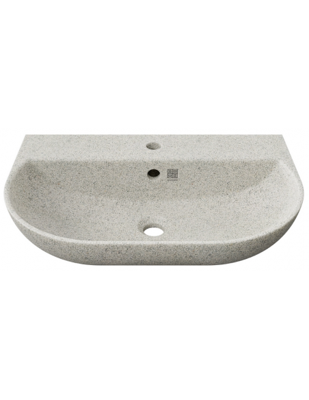 væghængt væg vægmonteret håndvask træ woodio moderne design badeværelse