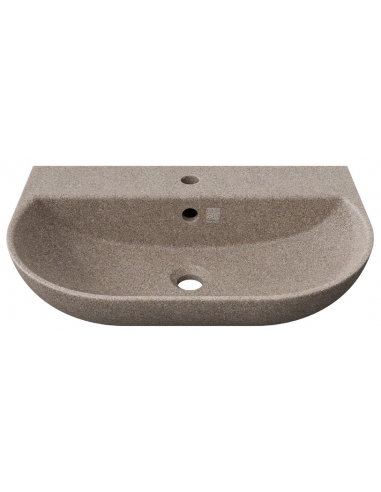 væghængt væg vægmonteret håndvask træ woodio moderne design badeværelse