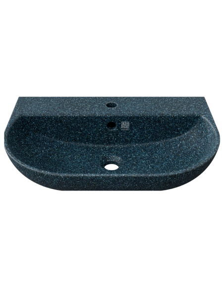 væghængt væg vægmonteret håndvask træ woodio moderne design badeværelse