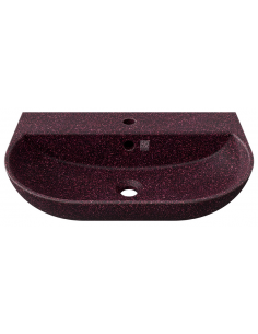 væghængt væg vægmonteret håndvask træ woodio moderne design badeværelse