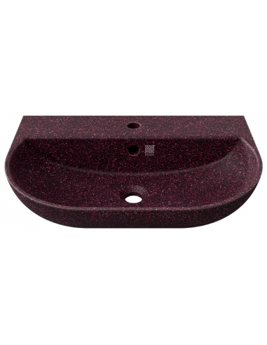 væghængt væg vægmonteret håndvask træ woodio moderne design badeværelse