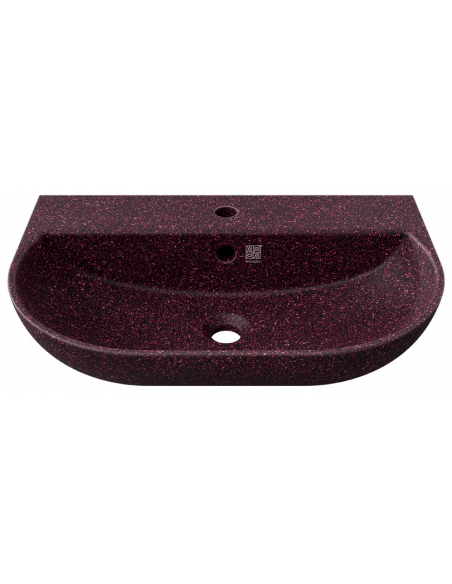 væghængt væg vægmonteret håndvask træ woodio moderne design badeværelse