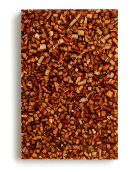 væghængt væg vægmonteret håndvask træ woodio moderne design badeværelse