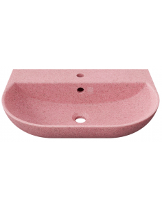 væghængt væg vægmonteret håndvask træ woodio moderne design badeværelse