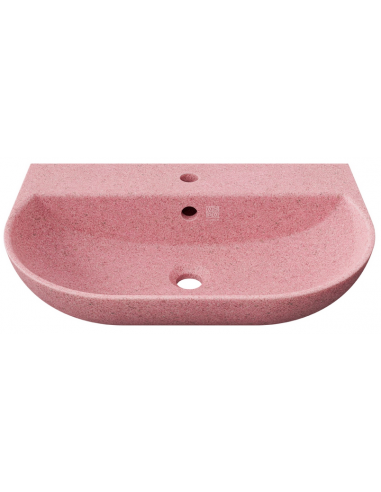 væghængt væg vægmonteret håndvask træ woodio moderne design badeværelse