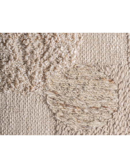 abstrakt billede motiv maleri stof tekstil træ rustikt moderne design ramme