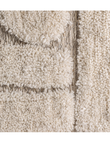 abstrakt billede motiv maleri stof tekstil træ rustikt moderne design ramme