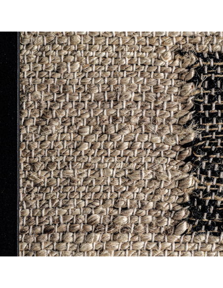 abstrakt billede motiv maleri stof tekstil træ rustikt moderne design ramme