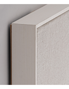 abstrakt billede motiv maleri stof tekstil træ rustikt moderne design ramme 2