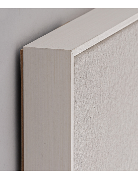 abstrakt billede motiv maleri stof tekstil træ rustikt moderne design ramme