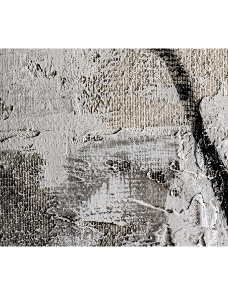 abstrakt billede motiv maleri stof tekstil træ rustikt moderne design ramme