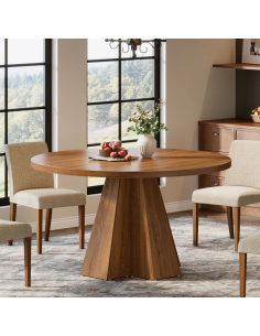 rundt spisebord indretning billigt træ runde 120 2