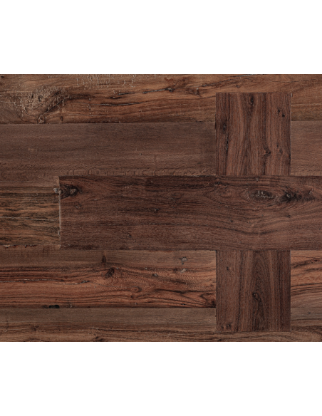 spisebord rustikt moderne design massivt træ brun