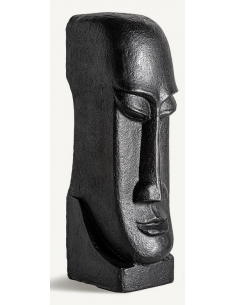 antik sort asiatisk figur