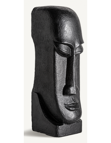 antik sort asiatisk figur