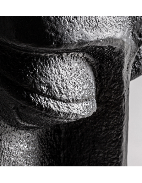 antik sort asiatisk figur