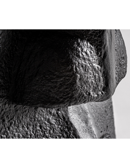 antik sort asiatisk figur