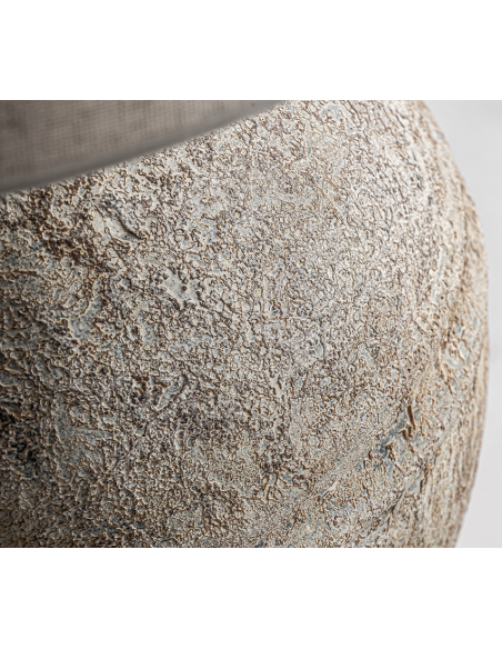 rustik bordlampe høj stor beton grå