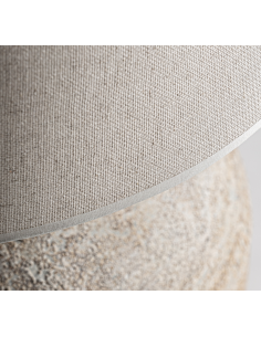 rustik bordlampe høj stor beton grå 2