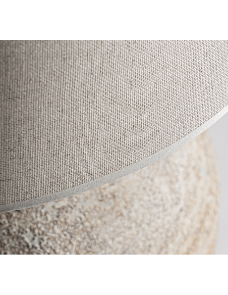 rustik bordlampe høj stor beton grå