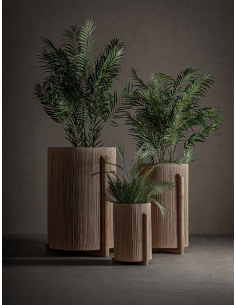 plantepotte krukke indendørs kunstige træer planter stor høj rustik 2