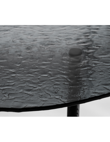 spisebord moderne design glas sort træ