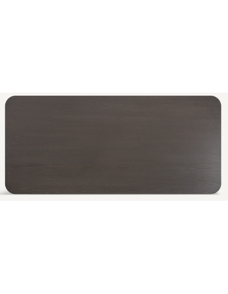 spisebord moderne design egetræ sort træ