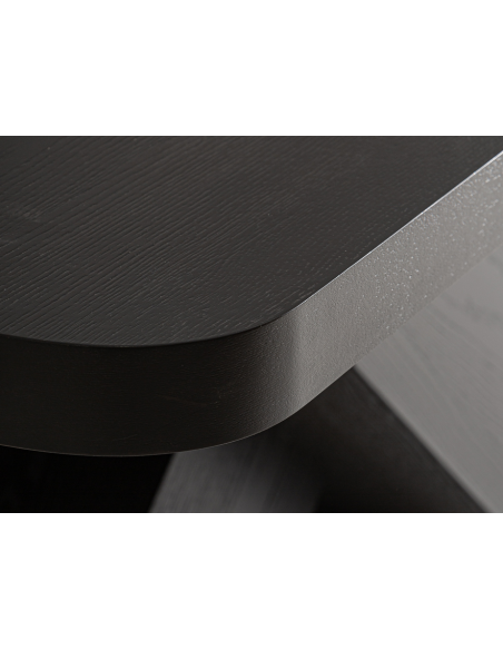 spisebord moderne design egetræ sort træ