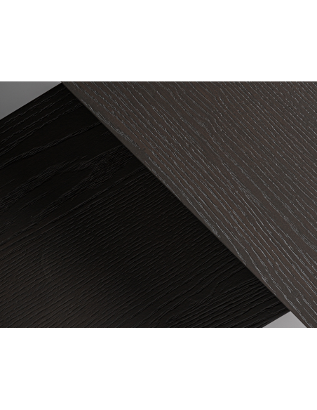 spisebord moderne design egetræ sort træ