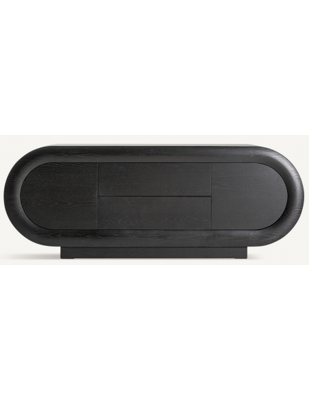 Sideboard skænk sort eg egetræ træ moderne design