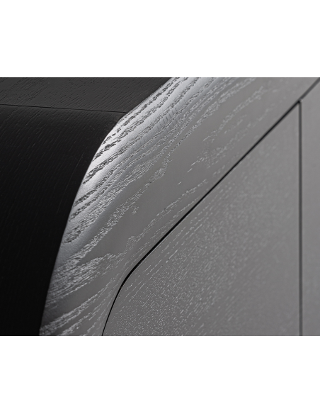 Sideboard skænk sort eg egetræ træ moderne design