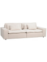 Rowico Rawlins 3-personers sofa i polyester 259 x 116 cm - Sort/Lys beige