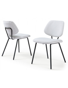 Spisebordsstol nordisk skandinavisk design sort grå