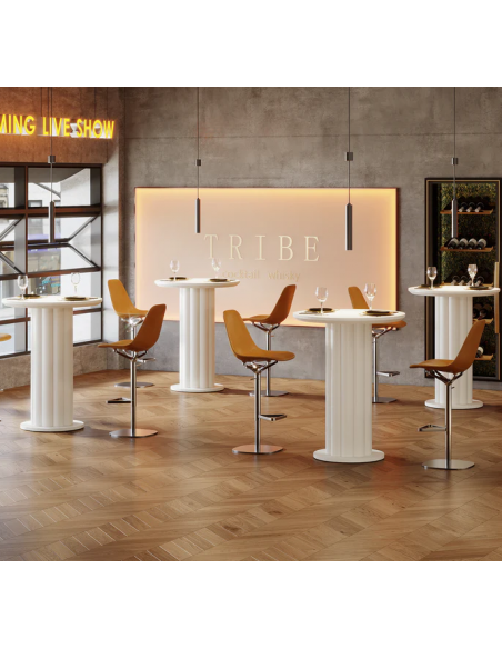 barbord barmøbler indretning bar højt spisebord hvid moderne